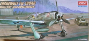  1/72 2213 FOCKE-WULF Fw 190A8 HEINZ BAR WITH KUBELWAGEN